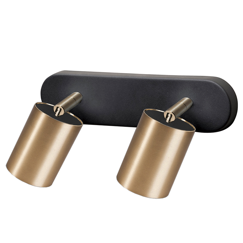 Бра Celis Spot Wall Lamp Duo brass Латунь Черный Бра Celis Spot Wall Lamp Duo brass Латунь Черный во Владивостоке | Loft Concept