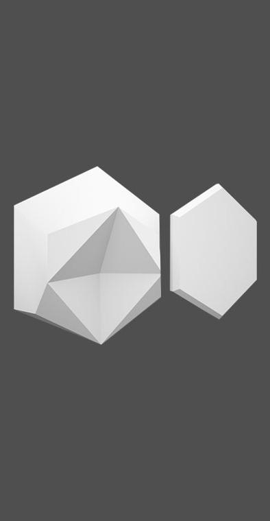 Гипсовая 3D панель с принтографией PM-41 Гипсовая 3D панель с принтографией PM-41 во Владивостоке