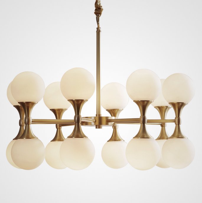 Люстра Hudson Valley Lighting Astoria Chandelier Белый Латунь Люстра Hudson Valley Lighting Astoria Chandelier Белый Латунь во Владивостоке | Loft Concept