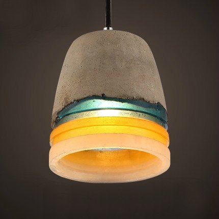 Подвесной светильник Art Concrete Pendant №7 Серый во Владивостоке | Loft Concept 