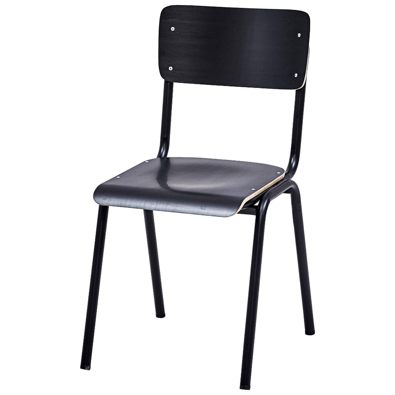 Стул Joshua Loft Stool Black Черный Стул Joshua Loft Stool Black Черный во Владивостоке | Loft Concept