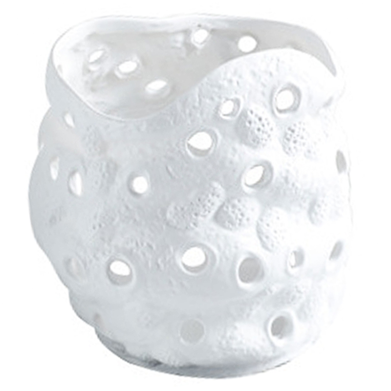 Ваза белая Rie White Vase S Белый Ваза белая Rie White Vase S Белый во Владивостоке | Loft Concept
