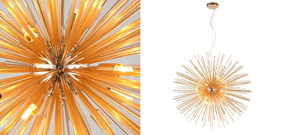 Декоративная люстра Pulsar Gold - Loft-Concept во Владивостоке