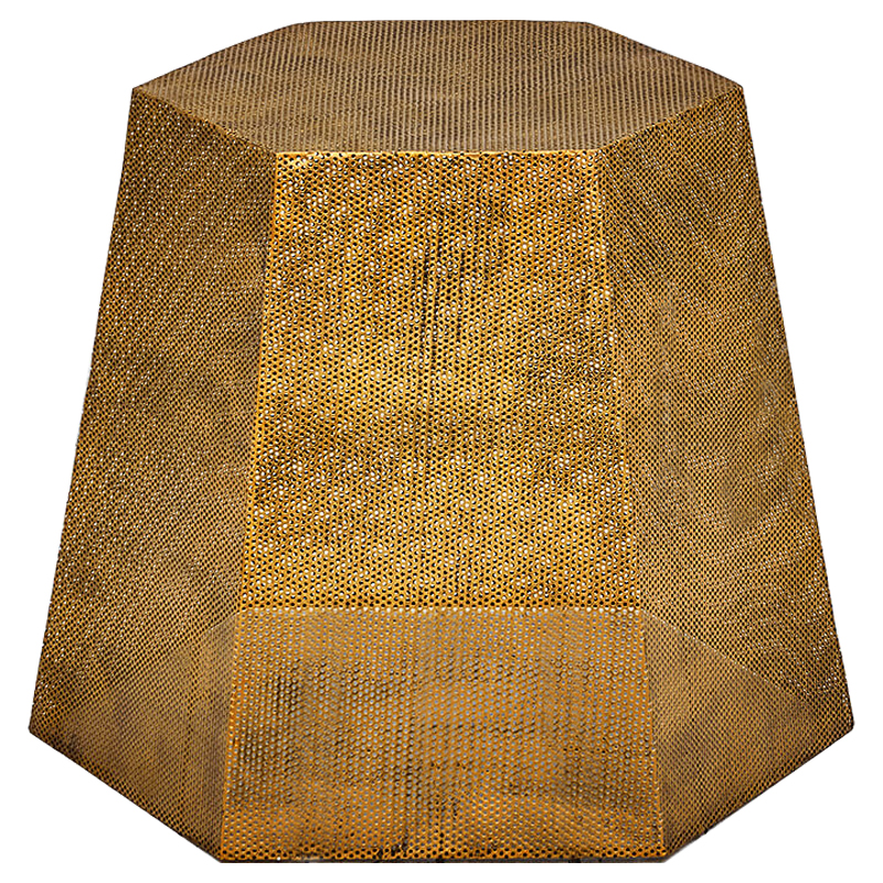 Приставной стол Gold Mesh side table Золотой Приставной стол Gold Mesh side table Золотой во Владивостоке | Loft Concept