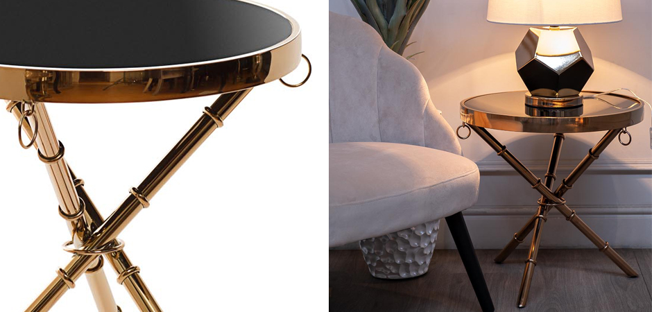 Стол Metal Bamboo Table pink gold Стол Metal Bamboo Table pink gold - Loft-Concept во Владивостоке