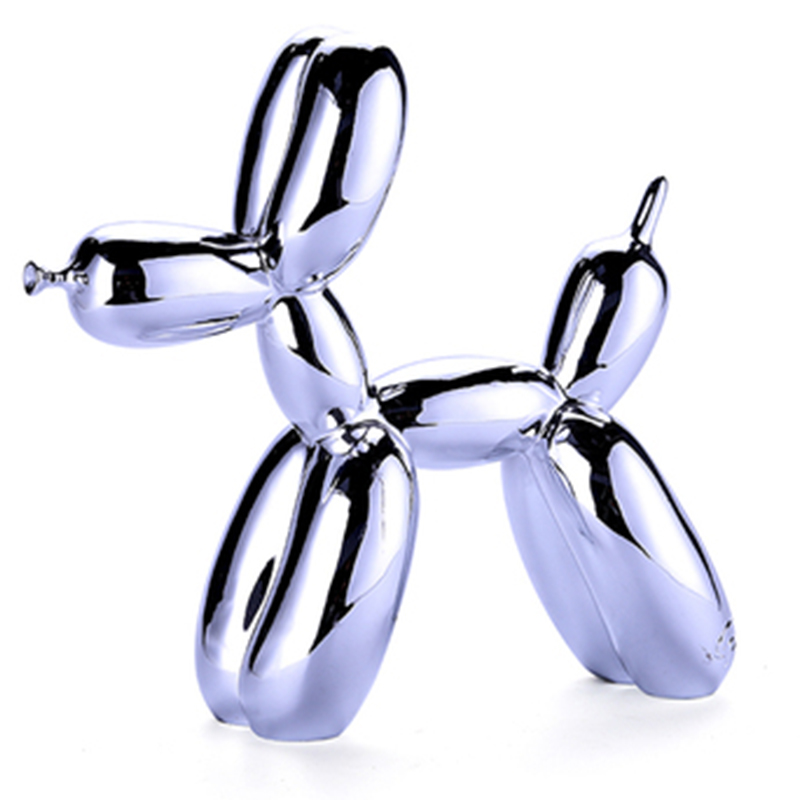 Статуэтка Jeff Koons Balloon Dog medium Silver Серебряный Статуэтка Jeff Koons Balloon Dog medium Silver Серебряный во Владивостоке | Loft Concept