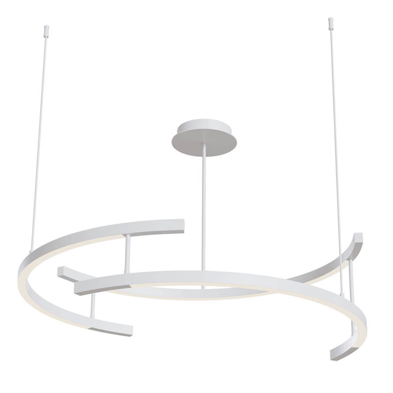 Люстра Smeragde Light Chandelier white arcs Белый Люстра Smeragde Light Chandelier white arcs Белый во Владивостоке | Loft Concept