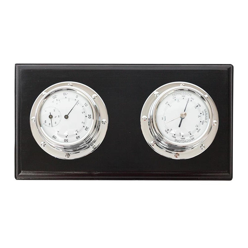 Настенный термометр/барометр Victorian Era Thermometer/Barometer Черный Никель Настенный термометр/барометр Victorian Era Thermometer/Barometer Черный Никель во Владивостоке | Loft Concept