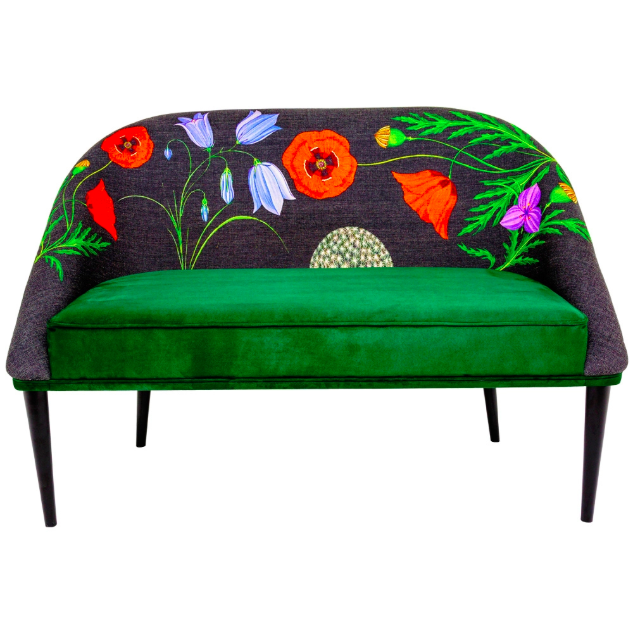 Диван Sofa poppies Зеленый Диван Sofa poppies Зеленый во Владивостоке | Loft Concept
