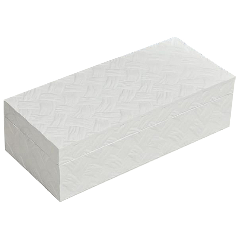 Шкатулка Weawing Wood White Box Белый Шкатулка Weawing Wood White Box Белый во Владивостоке | Loft Concept