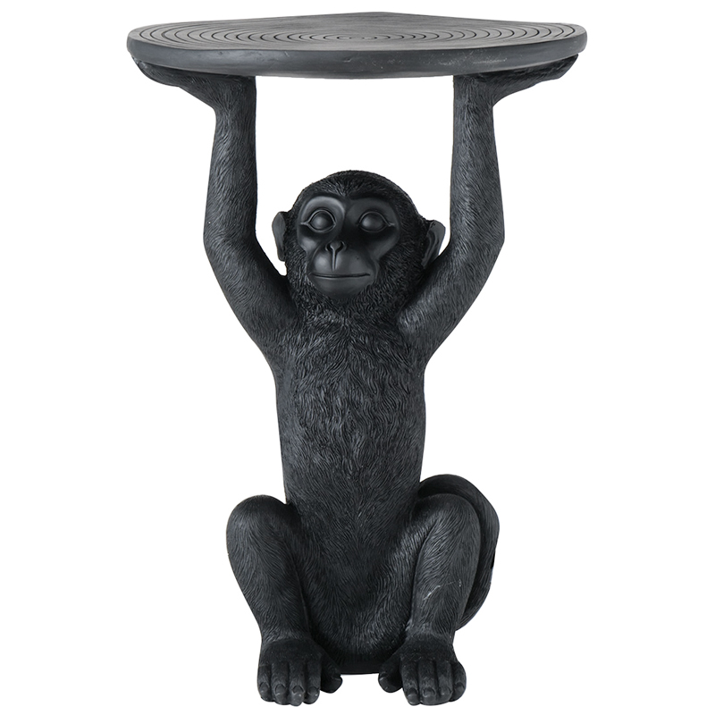 Приставной стол Monkey Side Table Черный Приставной стол Monkey Side Table Черный во Владивостоке | Loft Concept