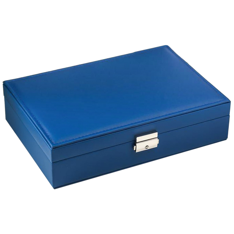 Шкатулка Mazarine Jewerly Organizer Box blue Синий Шкатулка Mazarine Jewerly Organizer Box blue Синий во Владивостоке | Loft Concept
