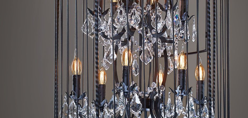 Люстра Steampunk Birdcage Chandelier 60 black Люстра Steampunk Birdcage Chandelier 60 black - Loft-Concept во Владивостоке