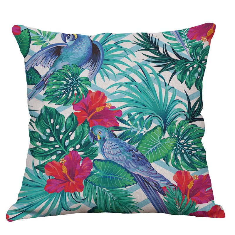 Декоративная подушка Tropical birds Мульти Декоративная подушка Tropical birds Мульти во Владивостоке | Loft Concept