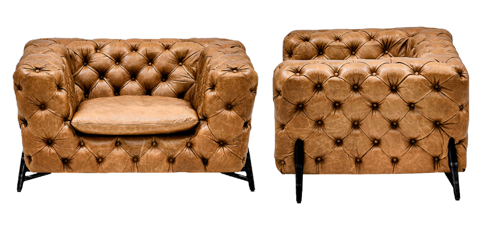 Кресло Hendrica Capitone Chair Кресло Hendrica Capitone Chair - Loft-Concept во Владивостоке