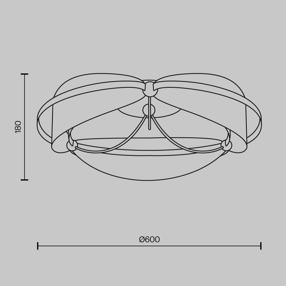 Потолочный светильник Breeze 3000К 45Вт во Владивостоке