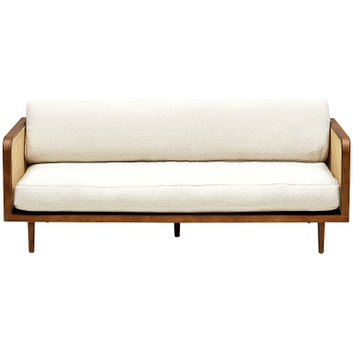 Диван Rattan Decor Sofa Ivory ivory ( слоновая кость ) Коричневый Диван Rattan Decor Sofa Ivory ivory ( слоновая кость ) Коричневый во Владивостоке | Loft Concept