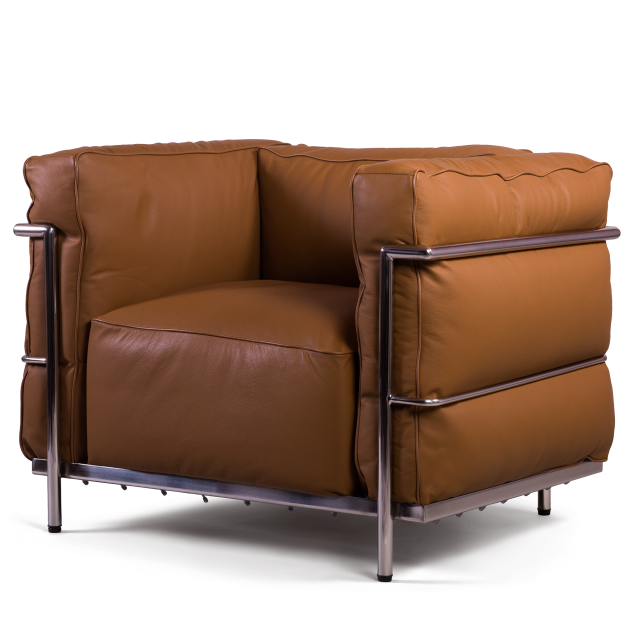 Кресло Le Corbusier LC3 brown Коричневый Кресло Le Corbusier LC3 brown Коричневый во Владивостоке | Loft Concept