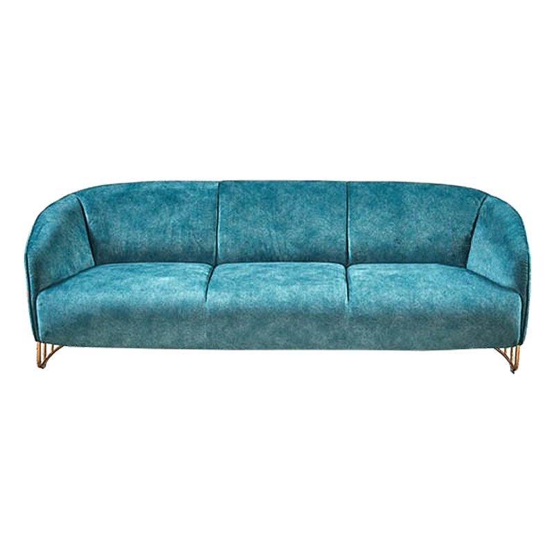 Диван Turquoise Ripples Sofa Бирюзовый Латунь Диван Turquoise Ripples Sofa Бирюзовый Латунь во Владивостоке | Loft Concept