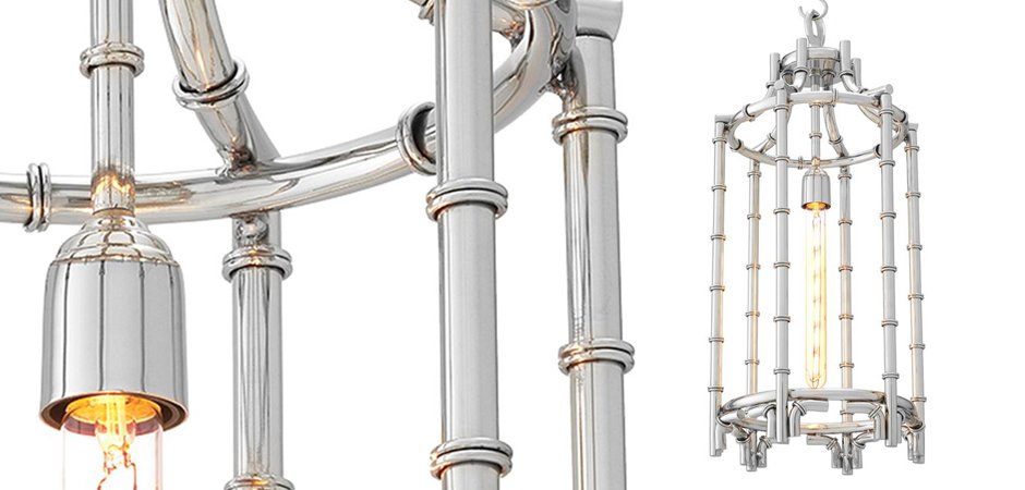Люстра Eichholtz Lantern Vasco Steel - Loft-Concept во Владивостоке