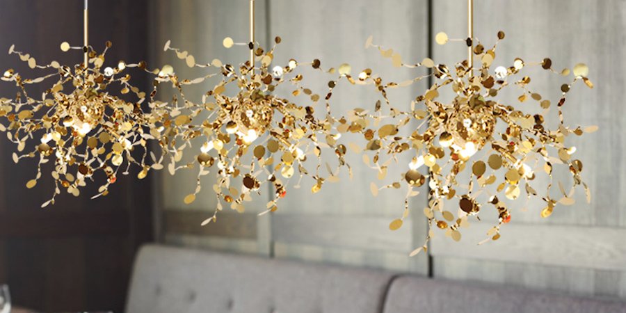Люстра Terzani Argent Suspension Pendant lamp 40 Gold Люстра Terzani Argent Suspension Pendant lamp 40 Gold - Loft-Concept во Владивостоке