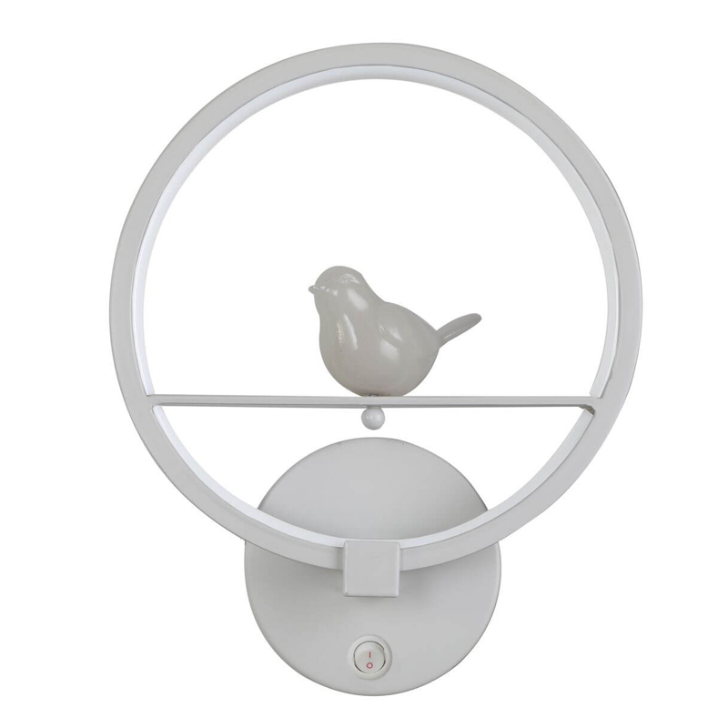 Бра Bird Ring Sconce white Белый Бра Bird Ring Sconce white Белый во Владивостоке | Loft Concept