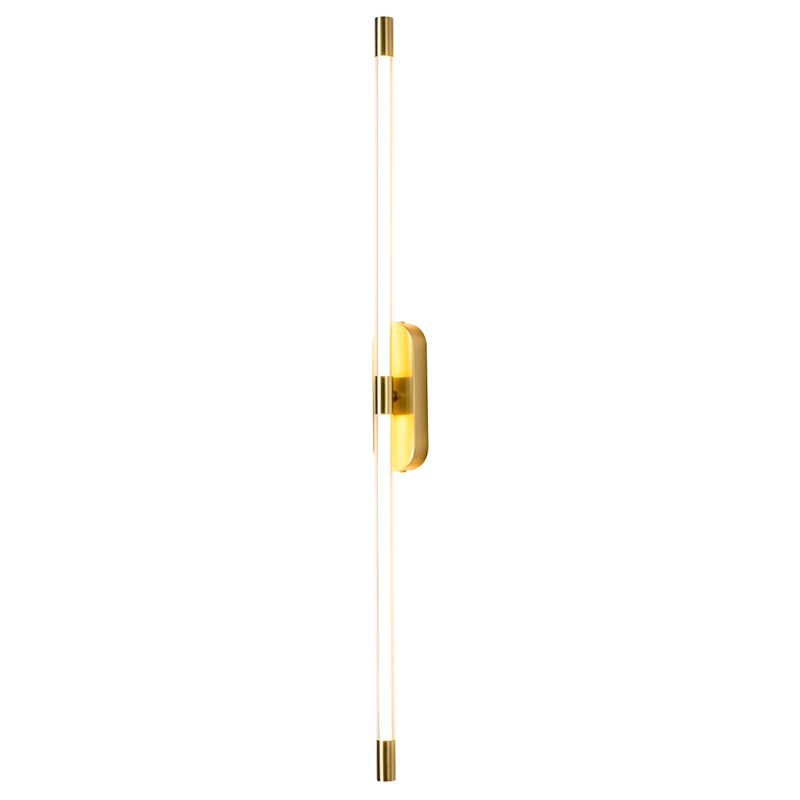 Бра Trumpet tube Double Золотое 80 см Золотой Белый Бра Trumpet tube Double Золотое 80 см Золотой Белый во Владивостоке | Loft Concept