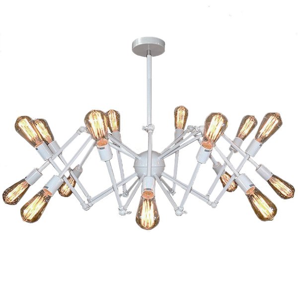 Cветильник Loft Sputnik Chandelier Spider White Белый Cветильник Loft Sputnik Chandelier Spider White Белый во Владивостоке | Loft Concept