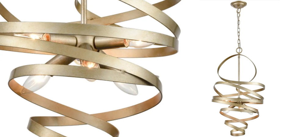 Люстра Metal Curly Ribbon Люстра Metal Curly Ribbon - Loft-Concept во Владивостоке