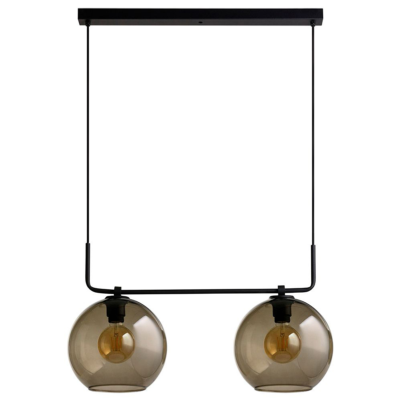 Люстра Franco Line Lamp Черный Янтарный Люстра Franco Line Lamp Черный Янтарный во Владивостоке | Loft Concept