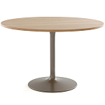 Круглый обеденный стол на одной ножке Remo Round Dining Table варинант исполнения - 1 | Loft Concept во Владивостоке