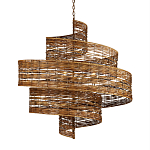 Люстра фактурная в виде спирали Enveloping Art варинант исполнения - 1 | Loft Concept во Владивостоке