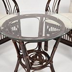 Комплект уличной мебели из ротанга Serenity Dark Brown варинант исполнения - 4 | Loft Concept во Владивостоке