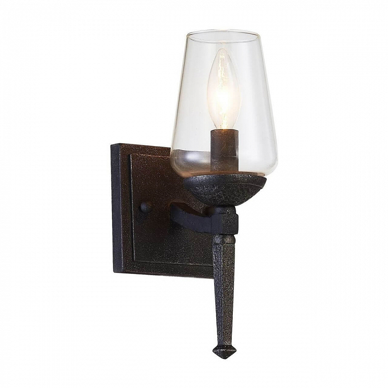 Бра Badoer Loft Sconces Черный Прозрачный Бра Badoer Loft Sconces Черный Прозрачный во Владивостоке | Loft Concept