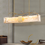 Люстра прямоугольная из фактурного стекла Chandelier Beam варинант исполнения - 6 | Loft Concept во Владивостоке