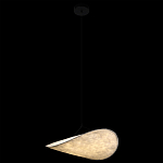 Подвесной светильник с белым тканевым плафоном в форме облака Crystal Cloud Junction варинант исполнения - 3 | Loft Concept во Владивостоке