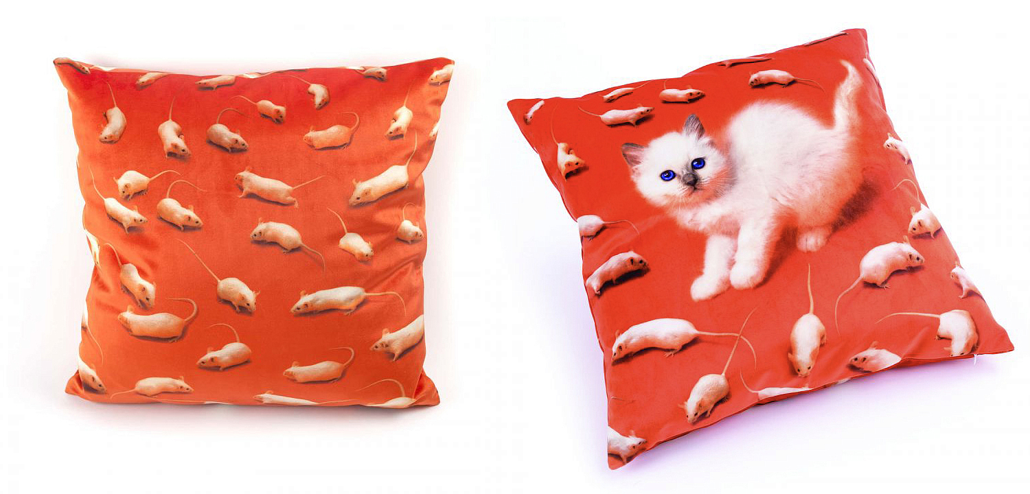 Подушка Seletti Cushion Kitten Подушка Seletti Cushion Kitten - Loft-Concept во Владивостоке