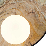 Бра круглое с каменным диском в металлической раме Sandstone Painting варинант исполнения - 3 | Loft Concept во Владивостоке