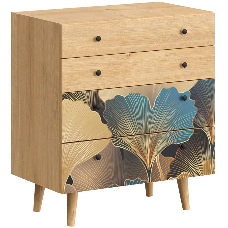 Комод с принтом на ящиках Elise Chest of Drawers Мульти Древесина Комод с принтом на ящиках Elise Chest of Drawers Мульти Древесина во Владивостоке | Loft Concept