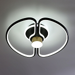 Потолочный светильник черного цвета круглой формы Luke Lampco Tracer Lamp варинант исполнения - 2 | Loft Concept во Владивостоке