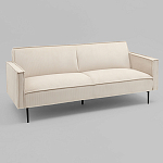 Диван современный вельветовый прямой Worcester Молочный варинант исполнения - 1 | Loft Concept во Владивостоке