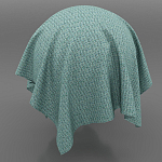 Мебельная ткань Шенилл бирюзовый цвет 142 см T4-61 варинант исполнения - 12 | Loft Concept во Владивостоке