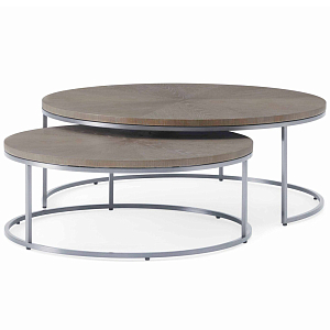 Комплект кофейных столов из дуба Oak Coffee Table Set