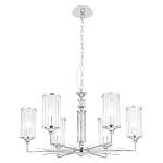 Люстра с 6-ю цилиндрическими стеклянными плафонами Jeanette варинант исполнения - 6 | Loft Concept во Владивостоке