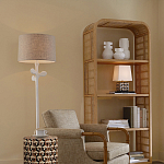 Настольная лампа с фигурным узором и трапециевидным абажуром Сonundrum варинант исполнения - 5 | Loft Concept во Владивостоке