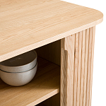 Длинный низкий буфет с 2-мя раздвижными дверцами Toinette Light Cupboard варинант исполнения - 13 | Loft Concept во Владивостоке