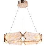 Люстра кольцевая с текстурным природным рисунком IceFlame варинант исполнения - 6 | Loft Concept во Владивостоке