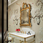 Обои ручная роспись Silk Tree Special Colourway on grey painted Xuan paper варинант исполнения - 2 | Loft Concept во Владивостоке