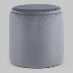 Пуф Alice Poof Grey Серый велюр варинант исполнения - 5 | Loft Concept во Владивостоке