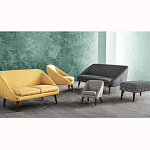 Кресло светло-бирюзовое с принтом Pauley Light Turquoise Armchair варинант исполнения - 7 | Loft Concept во Владивостоке